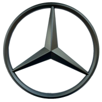 Черен мат емблема за предна решетка Мерцедес 186mm A2078170016 Mercedes Benz W207 W204 W216 W245 W447 W448